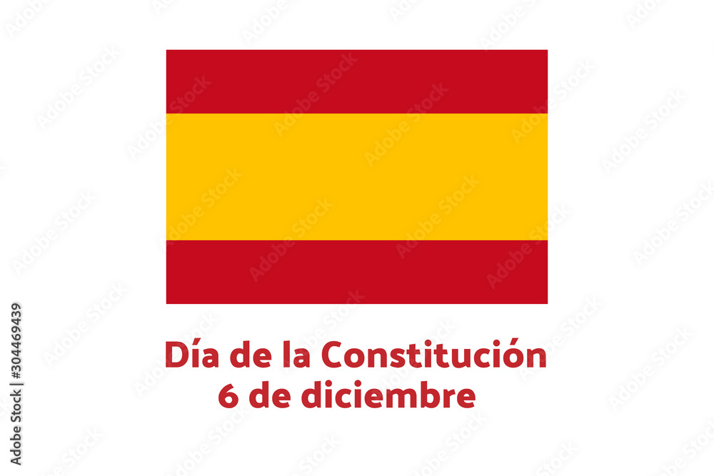 Concept of Constitution Day in Spain or Día de la Constitución Española in Spanish. Template for background, banner, card, poster with text inscription. Vector EPS10 illustration. Concept of Constitution Day in Spain or Día de la Constitución Española in Spanish. Template for background, banner, card, poster with text inscription. Vector EPS10 illustration.