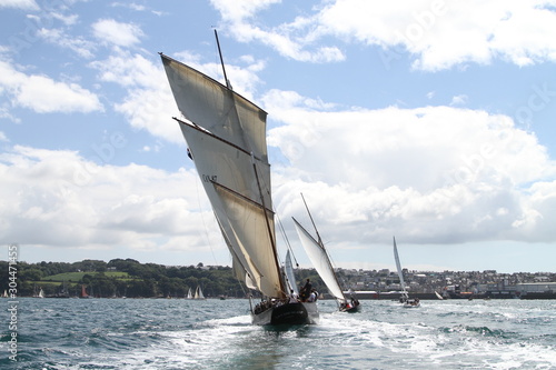 Vieux gréements en baie de Douarnenez