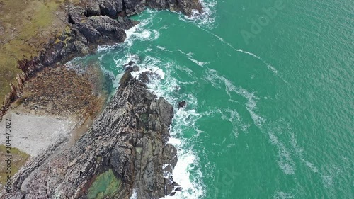 Aerial view of the Rosguil Pensinsula by Doagh - Donegal, Ireland photo