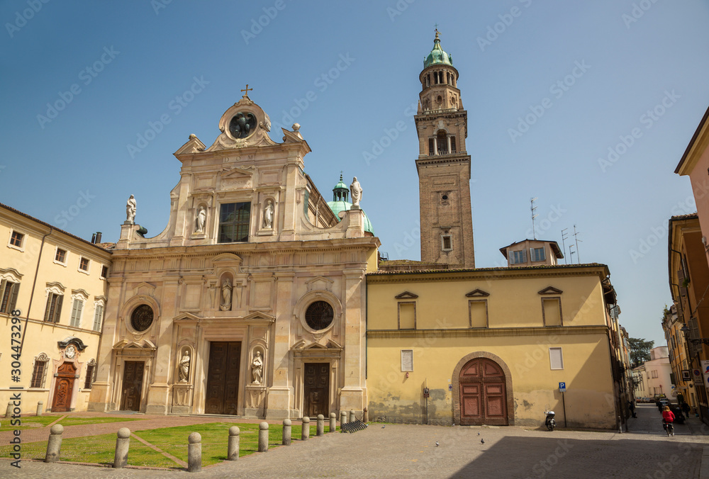 Parma - The baroque church Chiesa di San Giovanni Evangelista (John the Evangelist).