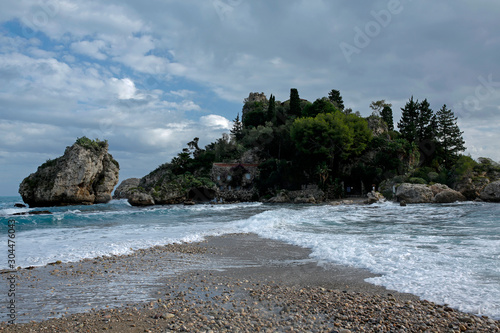 Isola Bella, small island in Mazzaro near Taormina, Sicily