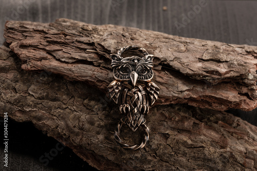 Owl overerg, clasp for braided bracelets