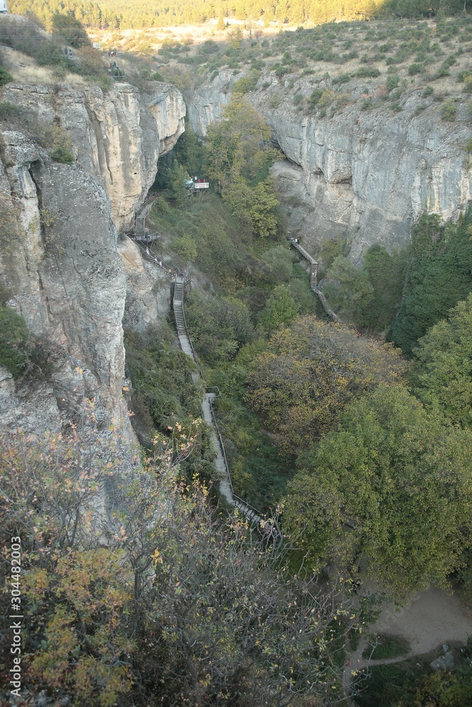 glass platform of Catak Canyon in Kastamonu Turkey glass platform of Catak Canyon in Kastamonu Turkey