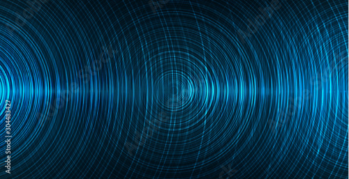 Digital Sound Wave,speed technology and earthquake wave concept,design for music industry,Vector,Illustration.