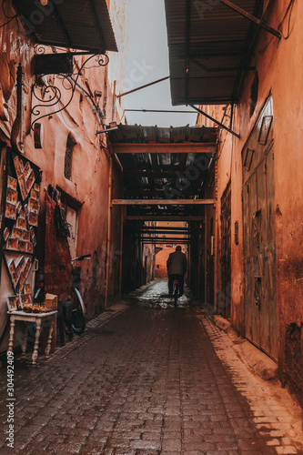 Locals in the streets of Marrakech
