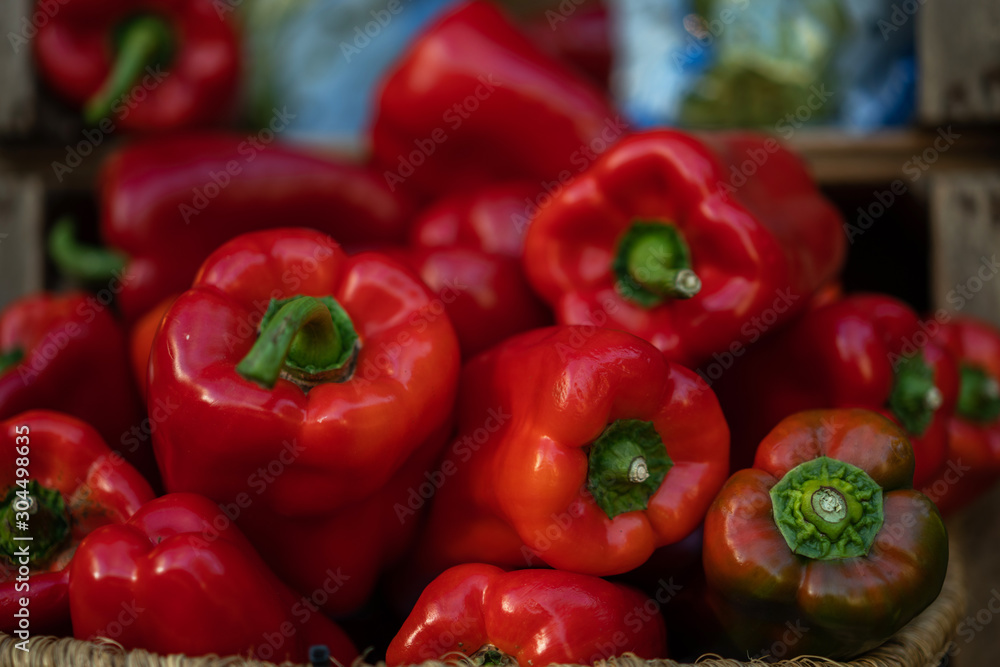 Fresh organic produce on sale at the local farmers market. Bio, healthy food. Vegetarian food. Fresh organic produce on sale at the local farmers market. Bio, healthy food. Vegetarian food.