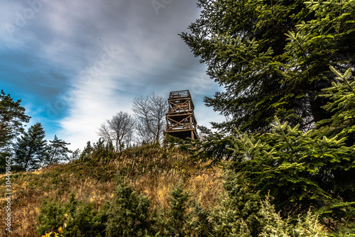 Fototapeta Naklejka Na Ścianę i Meble -  Bieszczady Mountains in the autumn mood.