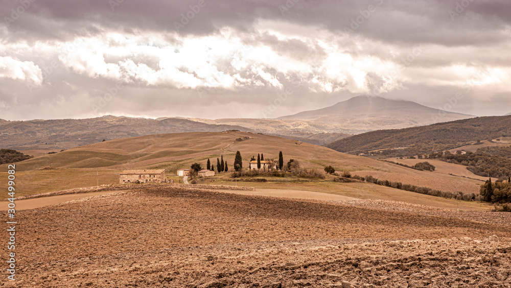 Tuscany Country Landscape Val d'Orcia Italy