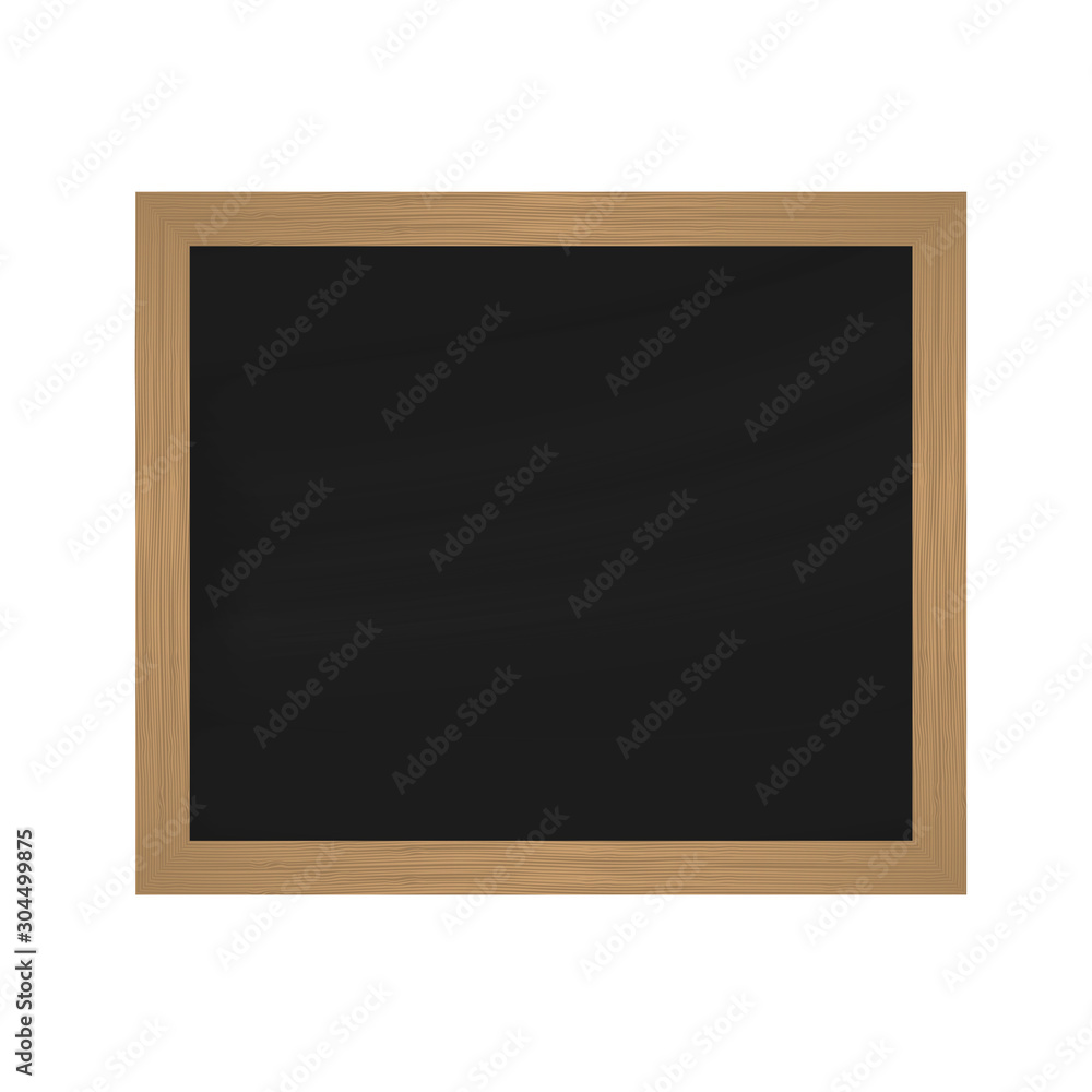 Black chalk Board in a wooden frame Black chalk Board in a wooden frame
