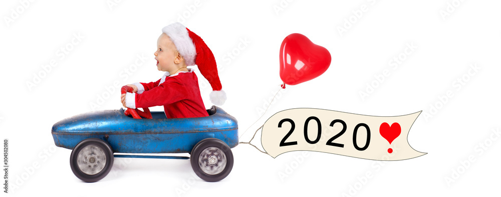 im Tretauto zum Jahreswechsel