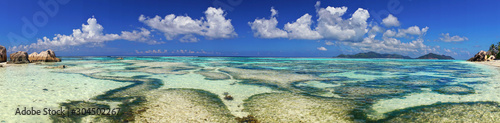 Panorama Anse Source D`Argent © Jenny Sturm