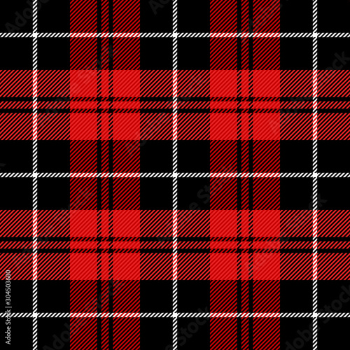 Christmas new year Tartan. Pattern Scottish cage