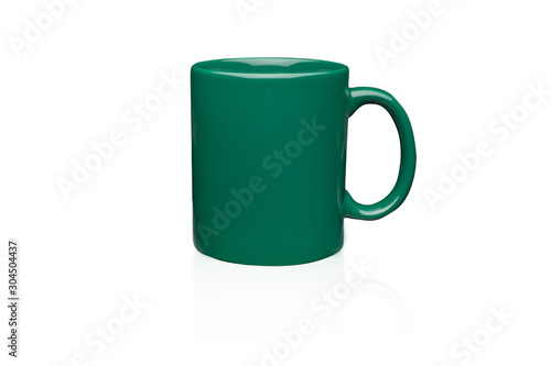 green empty mug