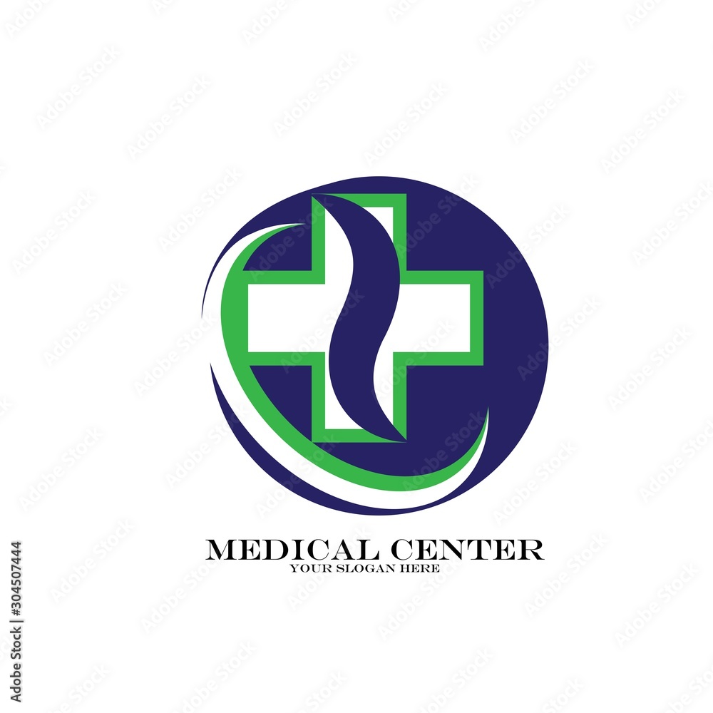 Medical cross health logo vector Medical cross health logo vector