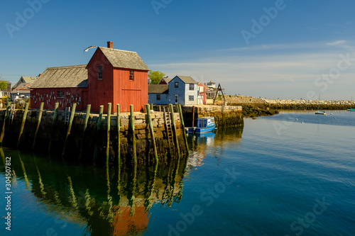 Bild auf Leinwand Quiet Rockport Harbor