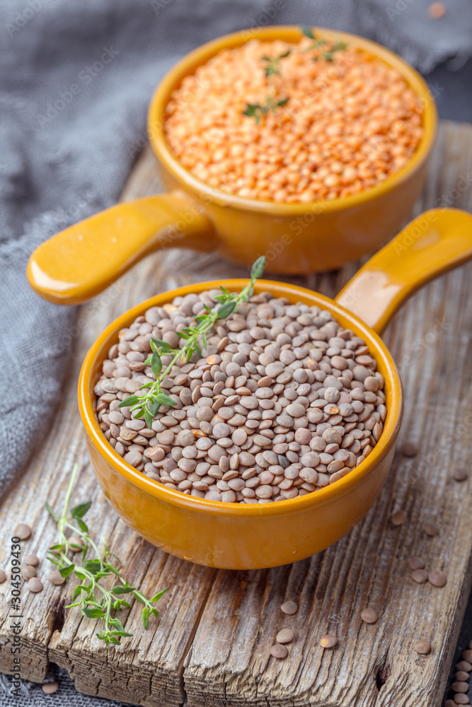 Red lentils are a high-protein product for a healthy diet. Red lentils are a high-protein product for a healthy diet.