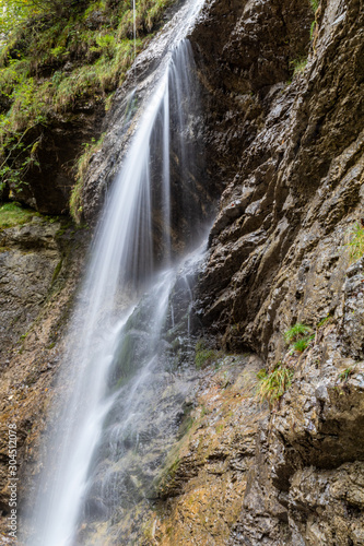 Fototapeta Naklejka Na Ścianę i Meble -  Wasserfall am Scharnbach in Weissbach, Berchtesgaden