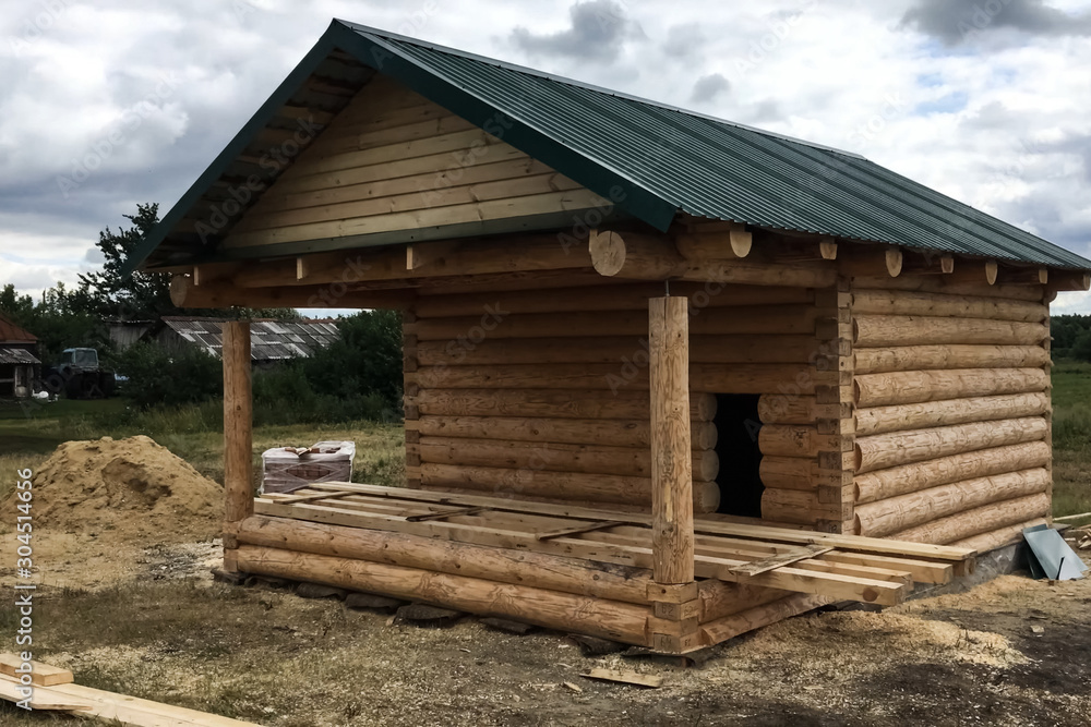 Constructed from wooden log house, wooden house. Constructed from wooden log house, wooden house.