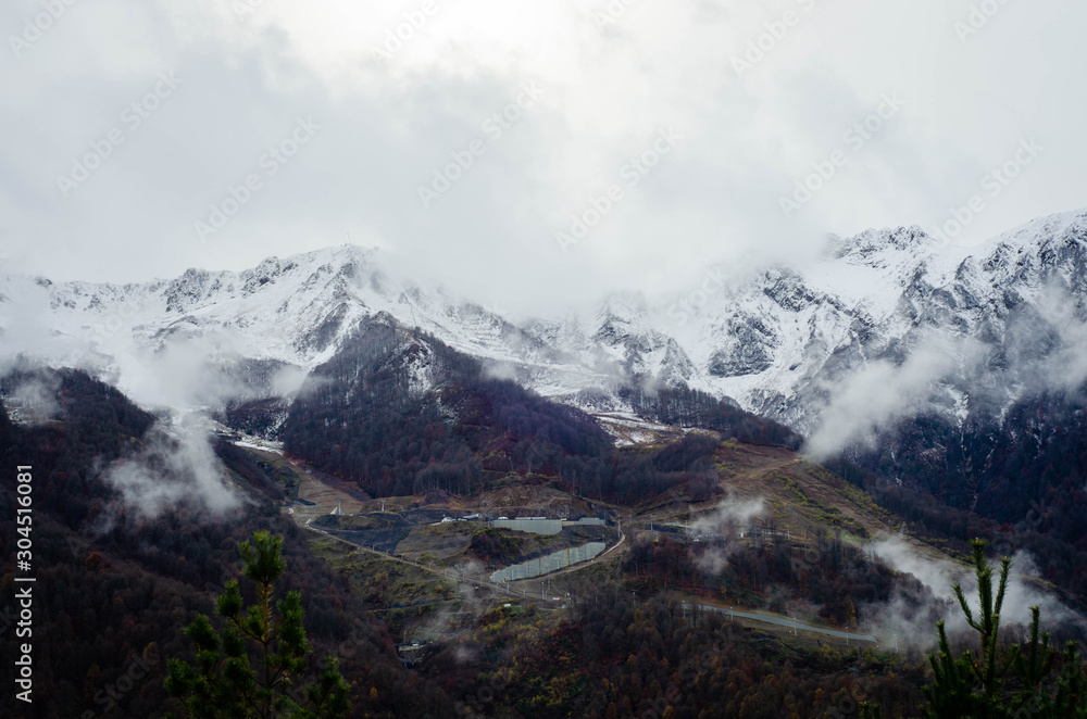 view of mountains