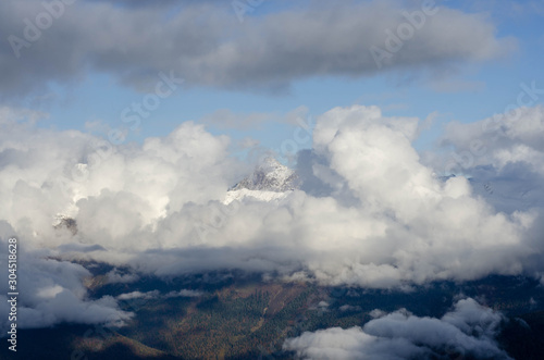 blue sky with clouds