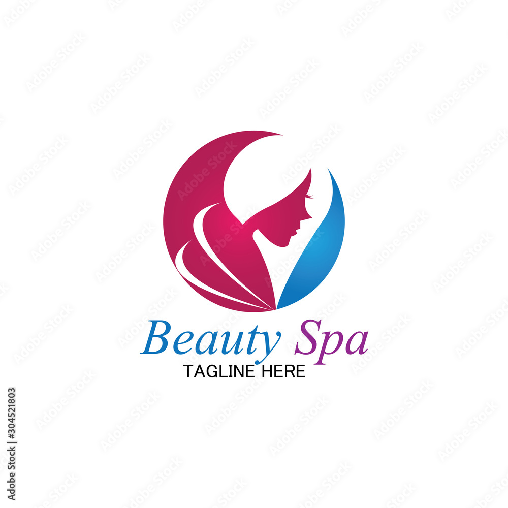 Obraz premium beauty spa logo design template-vector