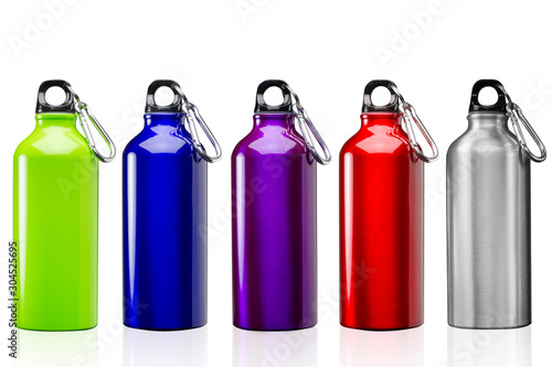 set of camping bottles 