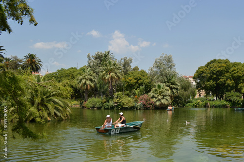 Relaxing boat ride