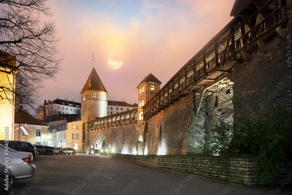 Towers of medieval Tallinn