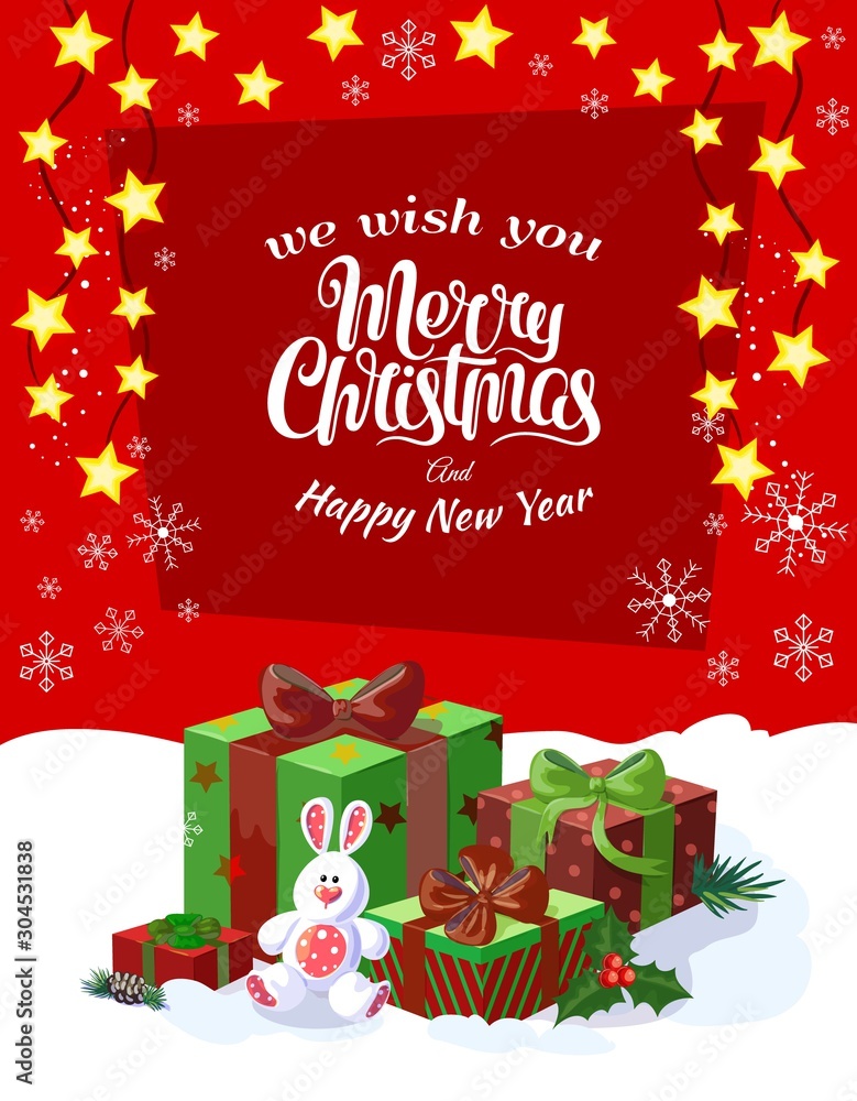 Happy new year. Christmas greeting card. Banner, party typography poster, greeting card template. Happy new year celebration. Merry christmas template. Winter holiday background Happy new year. Christmas greeting card. Banner, party typography poster, greeting card template. Happy new year celebration. Merry christmas template. Winter holiday background