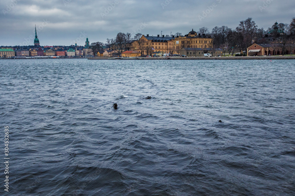 Old beautiful city on the water