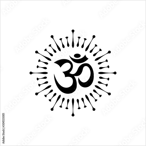 Aum (Om) The Holy Motif Design