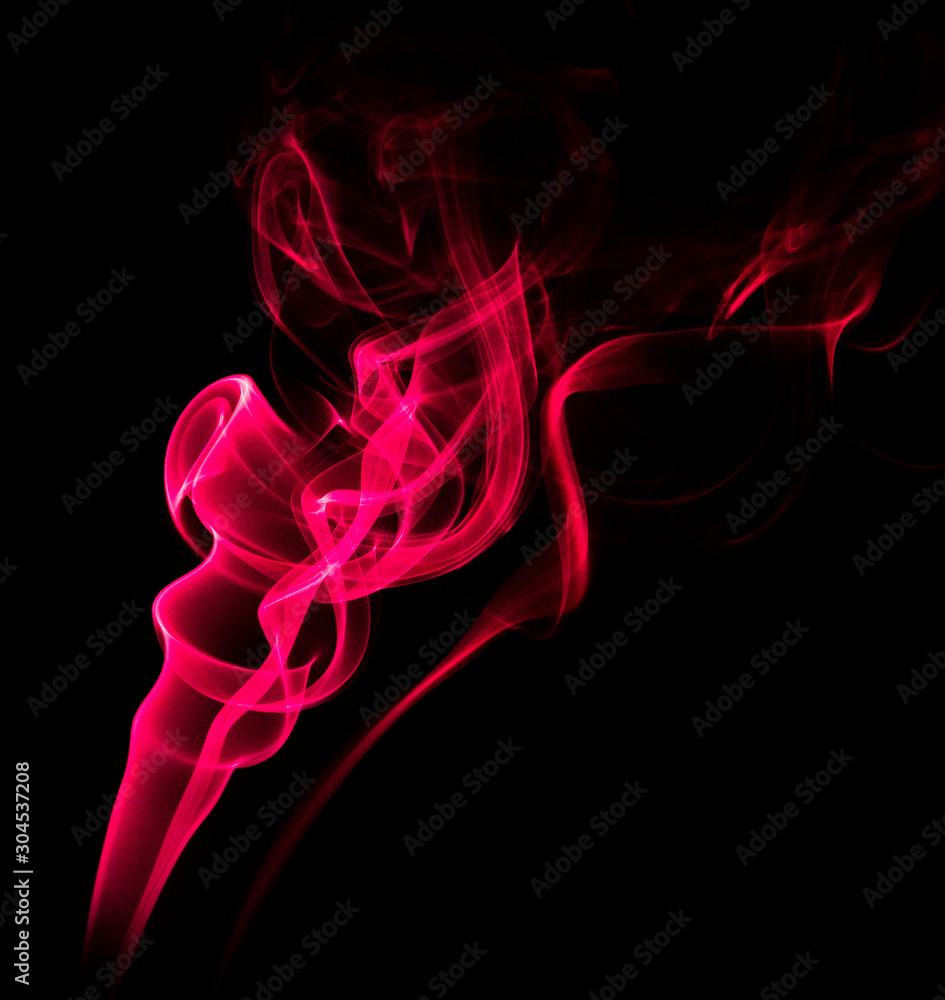 Obraz premium red smoke