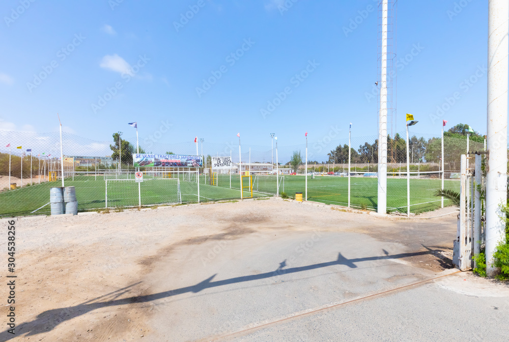 Chile La Serena sports fields in Compania District