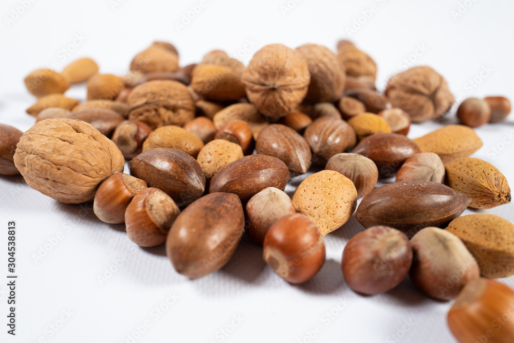 Mixed Nuts in shell stock photo Mixed Nuts in shell stock photo