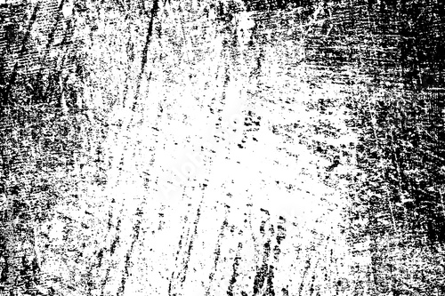 Dirty grunge background. Black and white gloomy texture. Worn old surface. Pattern of cracks, chips, scuffs, scratches. Pattern for backdrops and design creation