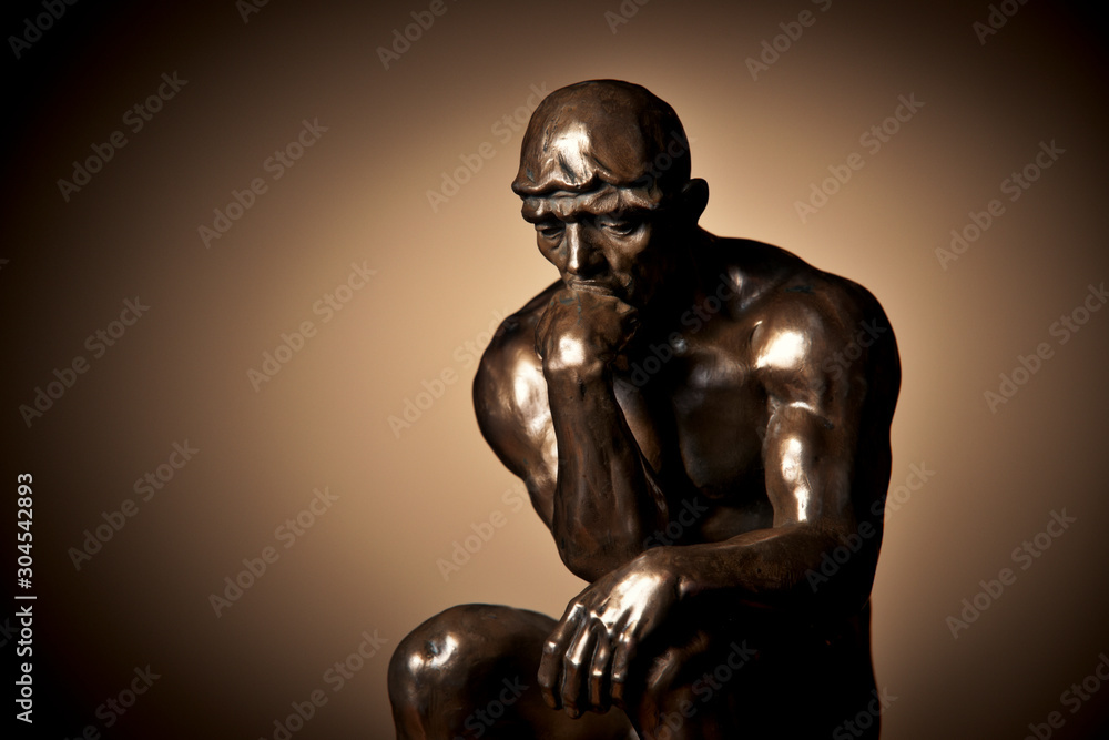 Rodin's The Thinker - Replica Bronze Statue