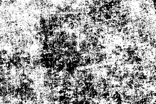 Dirty grunge background. Black and white gloomy texture. Worn old surface. Pattern of cracks, chips, scuffs, scratches. Pattern for backdrops and design creation