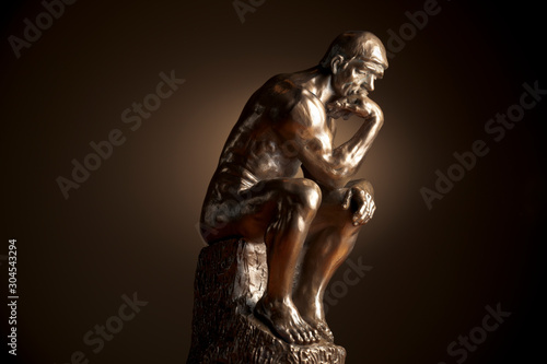 Rodin's The Thinker - Replica Bronze Statue