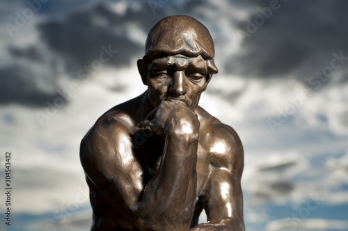 Rodin's The Thinker - Replica Bronze Statue