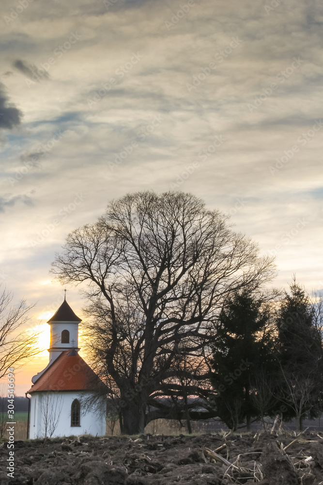 Little church near Vinkovci Little church near Vinkovci