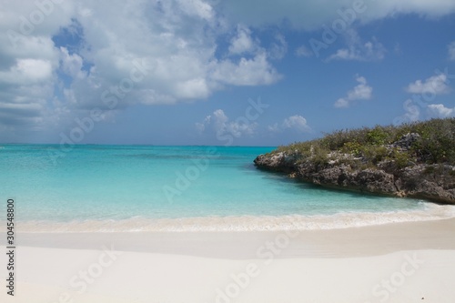 tropical beach and sea, Great Exuma, Bahamas  © Soldo76