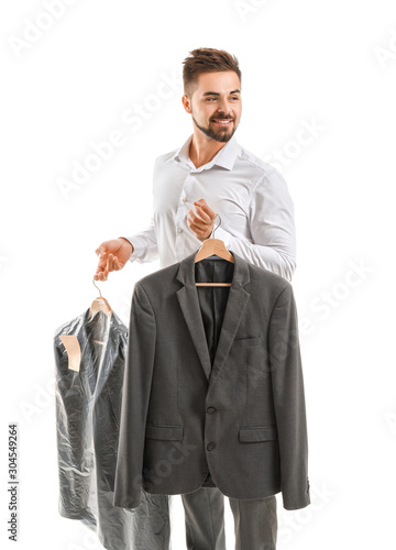 Male worker of modern dry-c...
