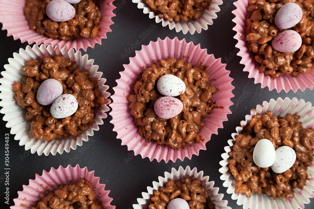 Chocolate Krispie Cakes Chocolate Krispie Cakes