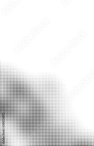 Fluid background, abstract halftone texture, tabloid screen pattern, black and white vector illustration.