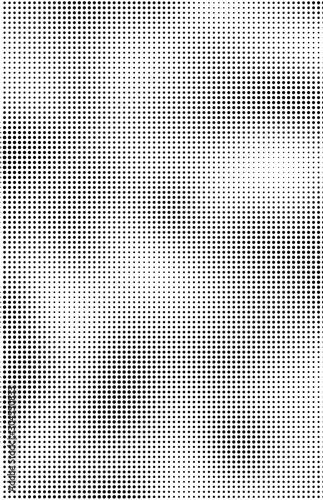 Fluid background, abstract halftone texture, tabloid screen pattern, black and white vector illustration.