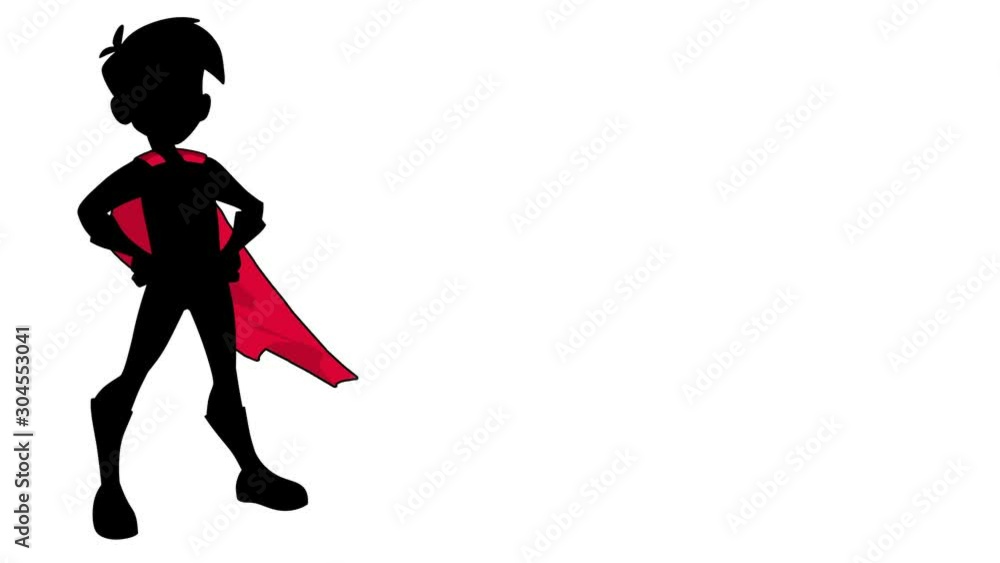 Super Boy Silhouette