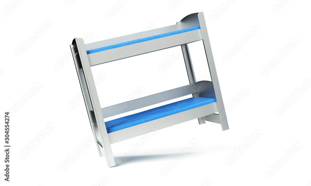 3d render of bunk bed on a white background 3d render of bunk bed on a white background