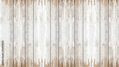 old white painted exfoliate rustic bright light wooden texture - wood background banner shabby