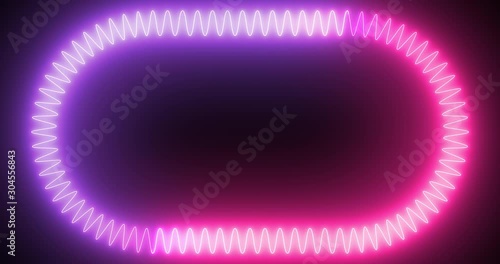 Two popular colors bright glowing neon abstract seamless background photo