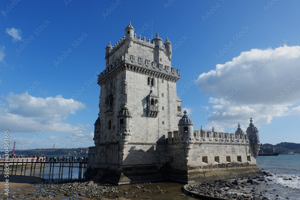 Belem Tower is declared a World Heritage Site ,located 